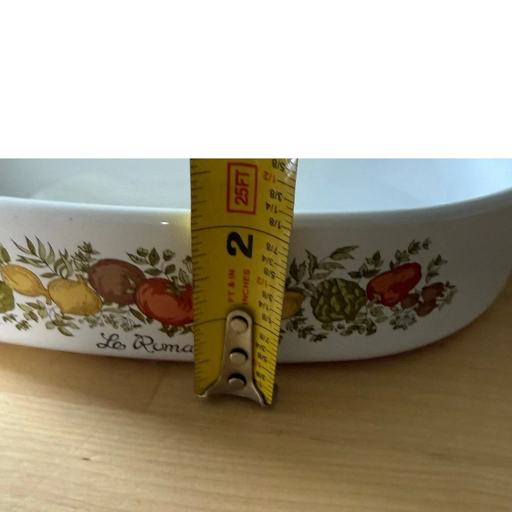 Corning Ware Casserole Set Spice‎ of Life Le Romarin Vintage Grandmacore